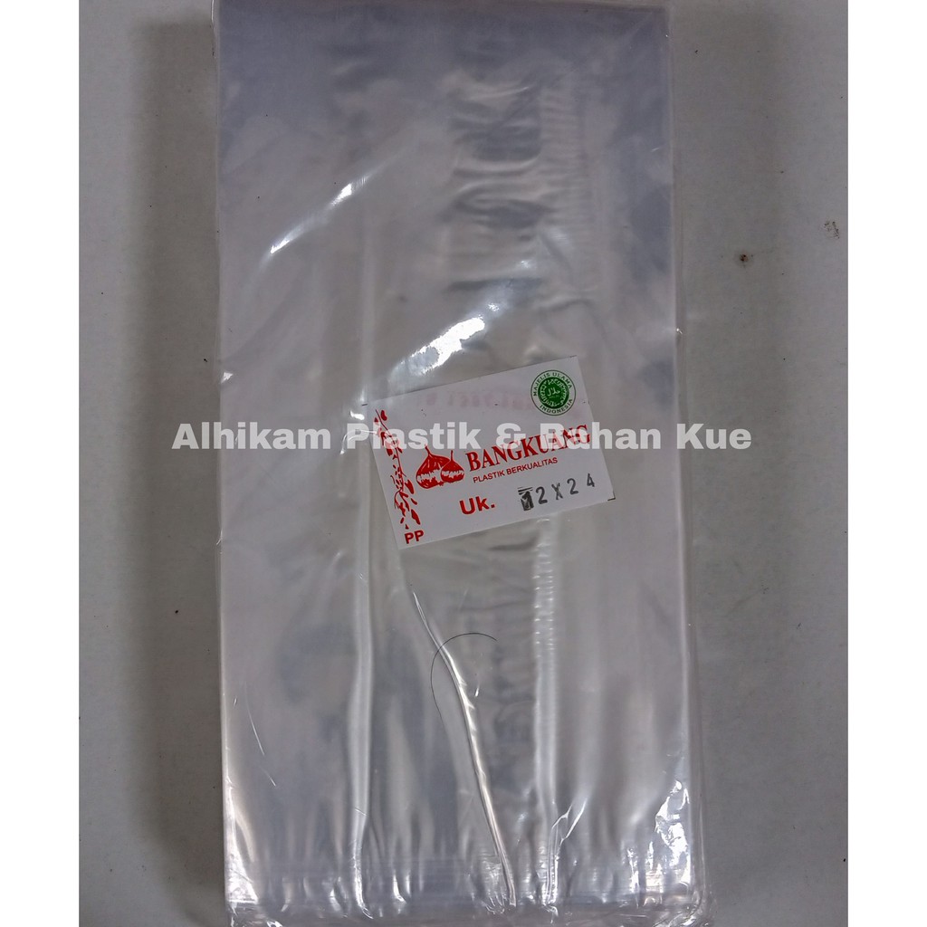 

Plastik Bangkuang Bening Size 12 x 24