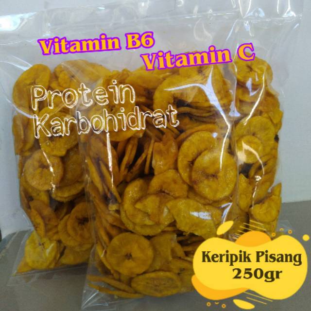 

Keripik Pisang (Banana Snack) Rasa Gurih Manis | Snack / Camilan Sehat / Keripik Buah Murah