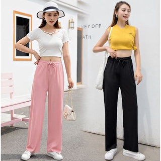 DF CPG090 Celana Panjang Celana Kulot Wanita High Waist Korean Fashion