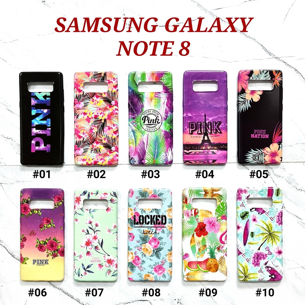 SAMSUNG GRAND 1 GRAND NEO I9082 NOTE 8 S7 EDGE S8 S8 PLUS S9 S9 PLUS | PINK NATION Soft Case Floral