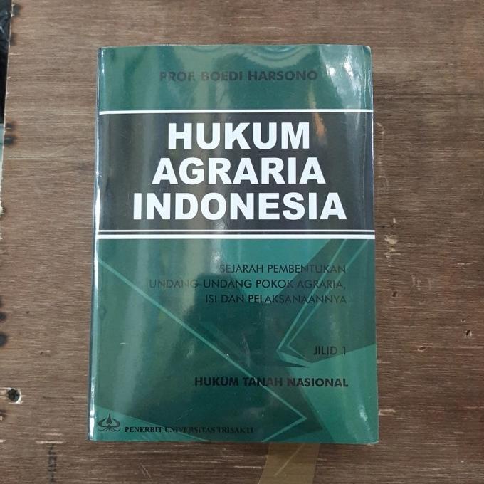 Hukum agraria indonesia budi harsono edisi terbaru SALE