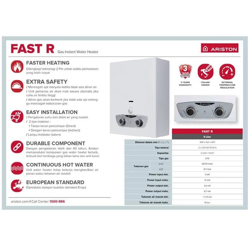 Ariston fast r onm. Ariston fast r инструкция. Технические данные Ariston Gas Water Heater. Аристон фаст ё10 диаметр дымохода.