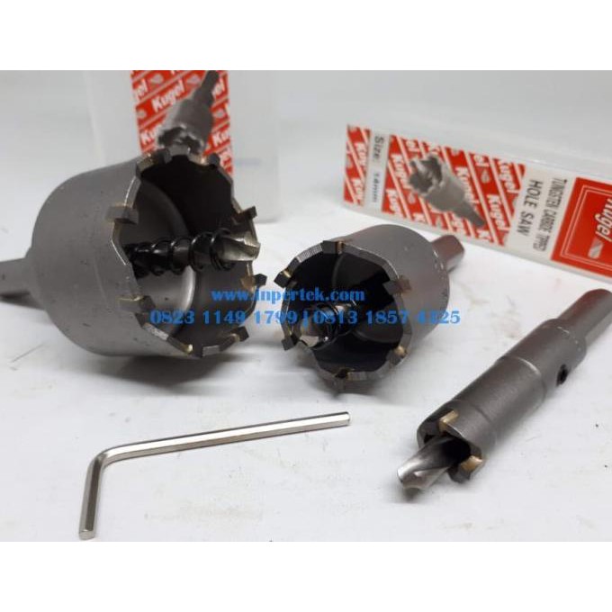 ✅Terlaris Hole Saw TCT 60 KUGEL HoleSaw 60mm Carbide TCT untuk Stailess baja