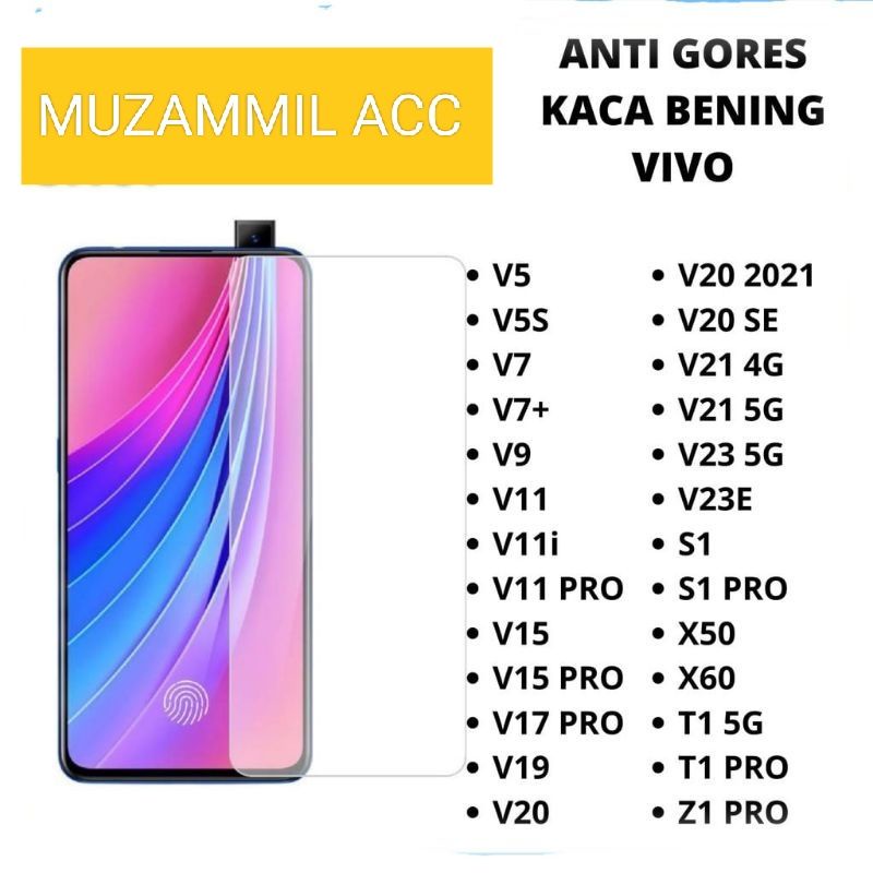 ANTI GORES HP/TEMPER GLAS KACA BENING OPPO A53/A33/A32/A54 AL TIPE