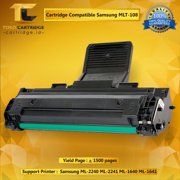 Cartridge Remanufacture Samsung MLT-108 MLT-D108S, Printer Samsung ML 2240 2241 1640 1641