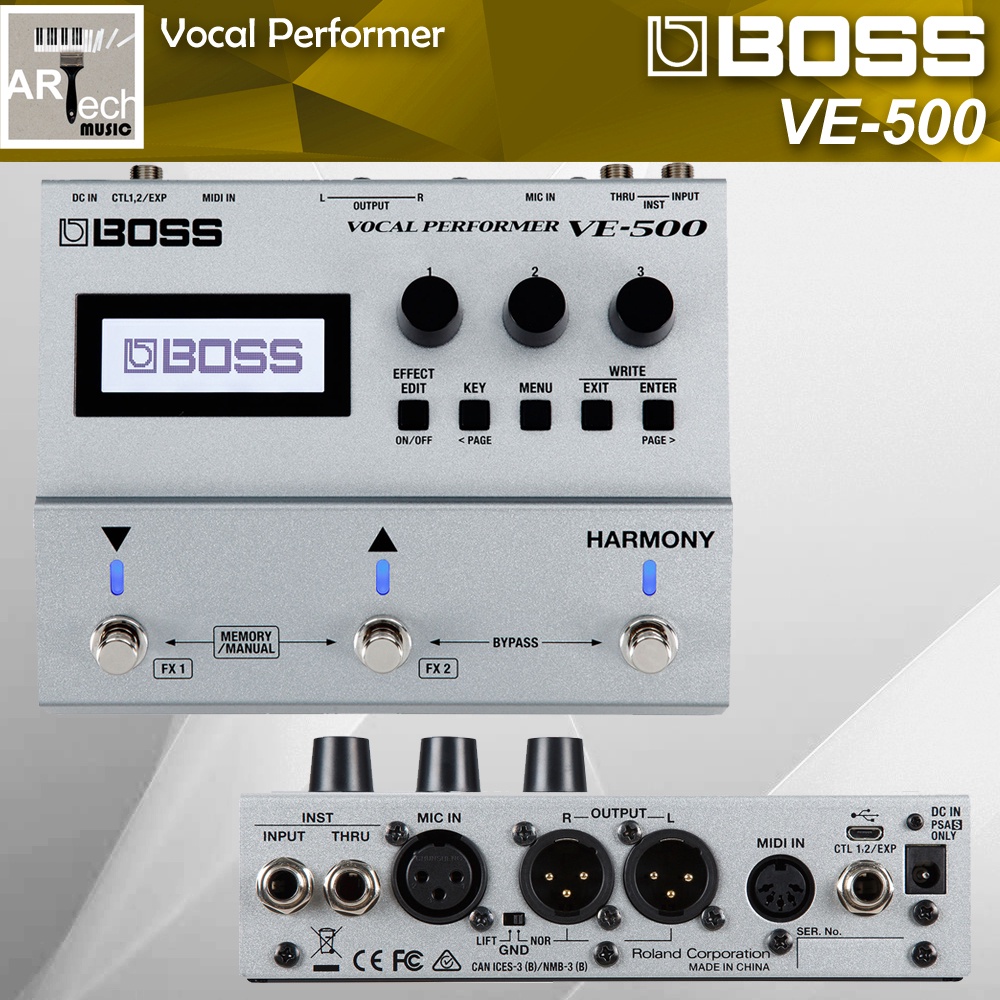 Boss VE 500 Vocal Performer / VE500 / Effect vocal / Efek Vokal
