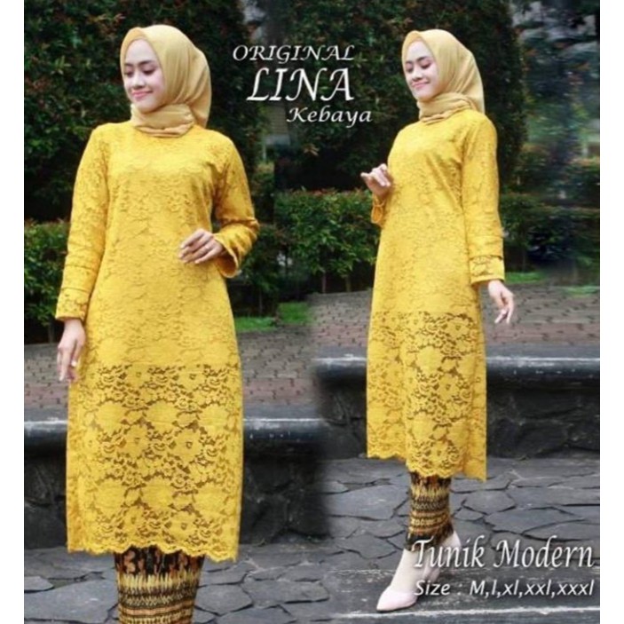 LINA TUNIK BROKAT/ TUNIK BROKAT KEBAYA