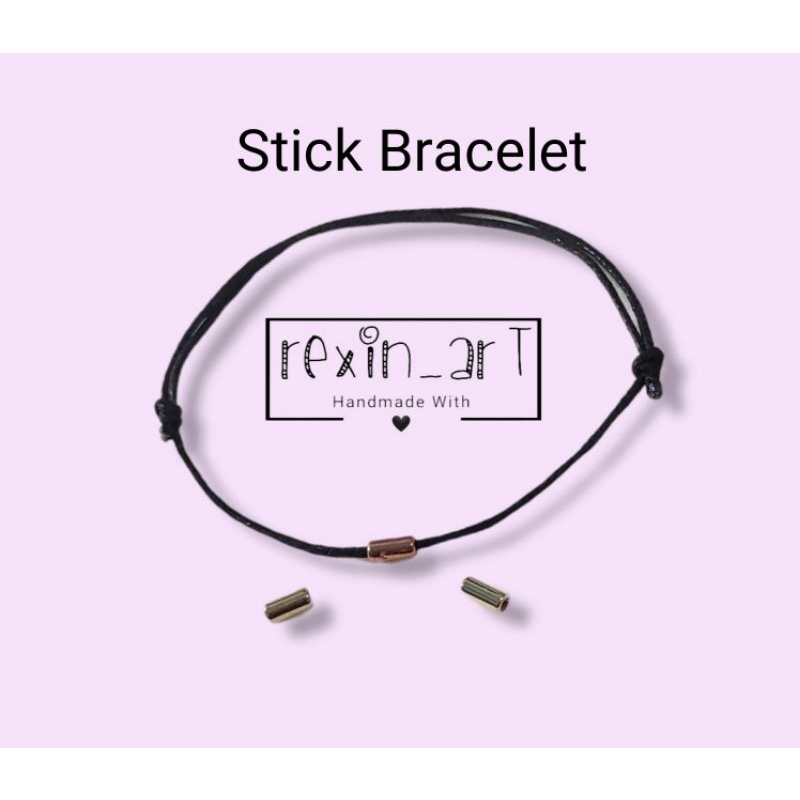 Gelang hitam minimalis, gelang kekinian, gelang persahabatan gelang couple , gelang tipis