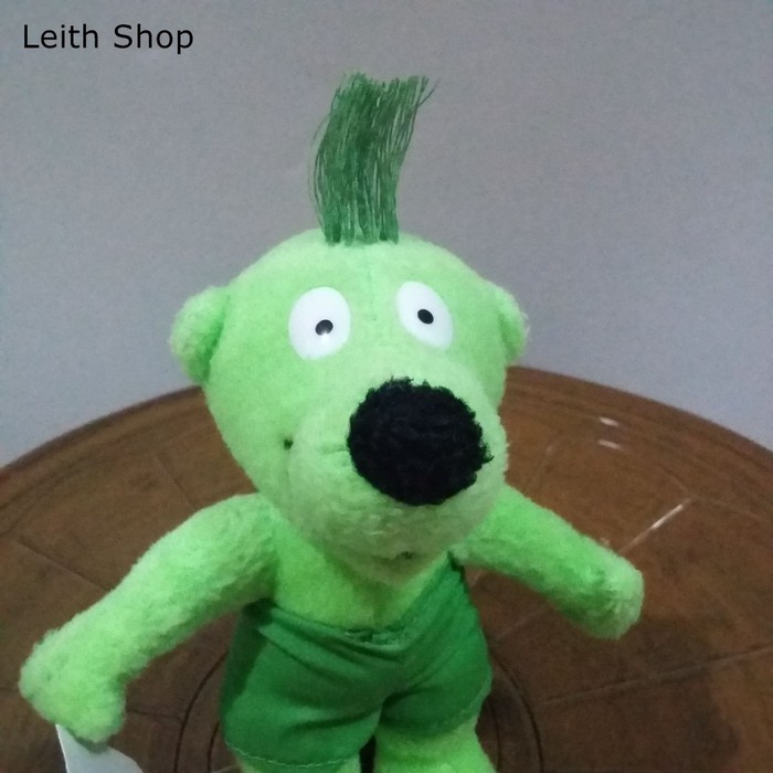 Boneka Kartun Dogi Hijau Green Dog Doggie Doggy Anjing Lucu Cartoon