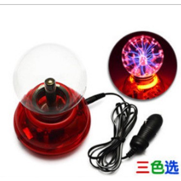 Pajangan Bola Elektro Optik ION elektrostatik Magic Plasma Ball Pembersih Udara Colokan Lubang Rokok