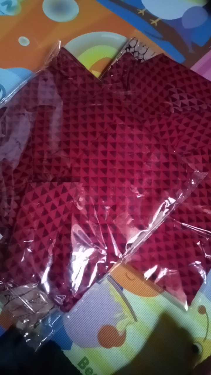 Batik Couple Keluarga Sania Ruffle Ori Ndoro Jowi Dnt Motif Bara Api Merah