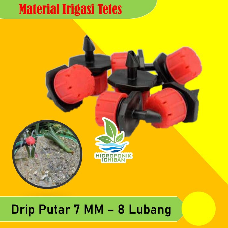 Drip Putar 7 mm 8 Lubang