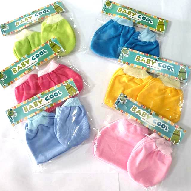 Sarung tangan + kaki bayi BABYCOOL ( grosir 12 pcs)