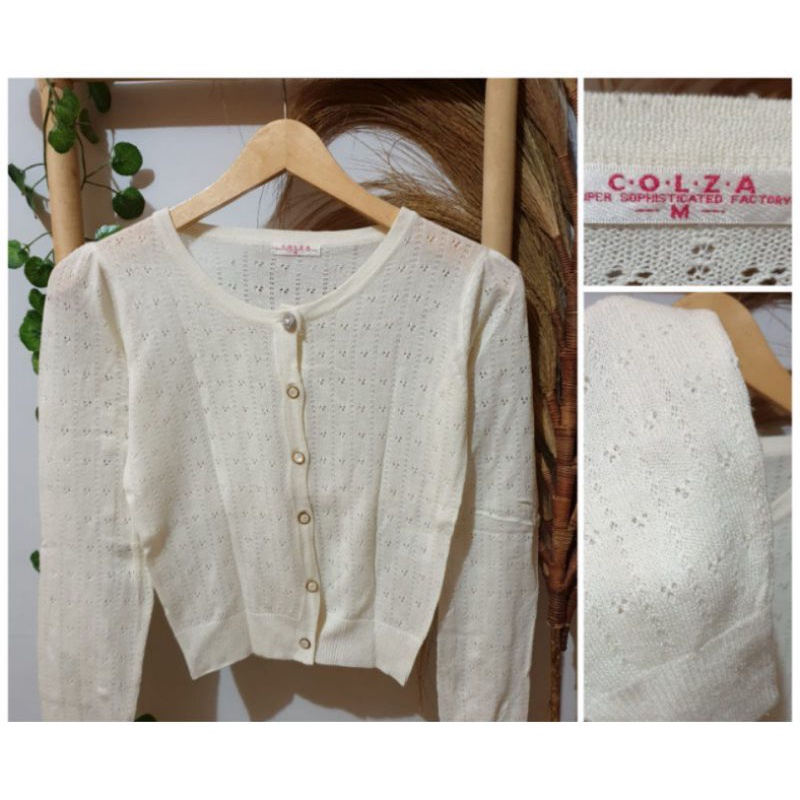 Thirft Cardigan rajut COLZA