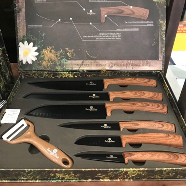Berlinger Haus Knife Set Forest Series Shopee Indonesia