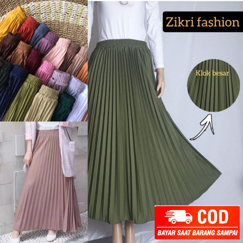 Rok Plisket Premium / Plisket premium / Rok Plisket Premium import / rok Prisket Premium tebal