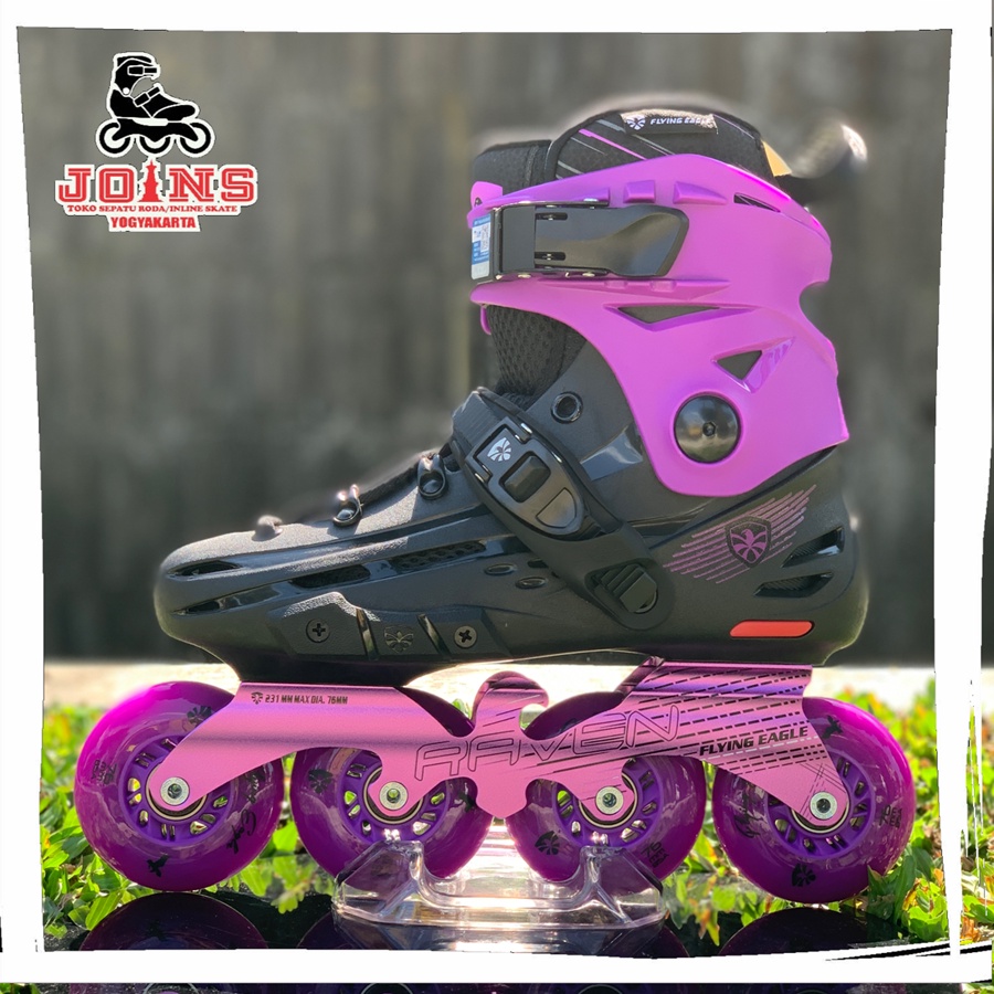 Sepatu Roda Flying Eagle Inline Skate Flying Eagle Raven Ungu