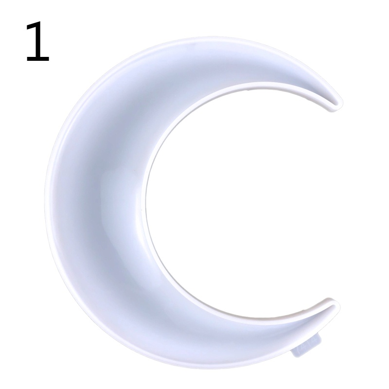 Cetakan Liontin Bentuk Bulan Sabit Bahan Silikon Untuk Membuat Perhiasan