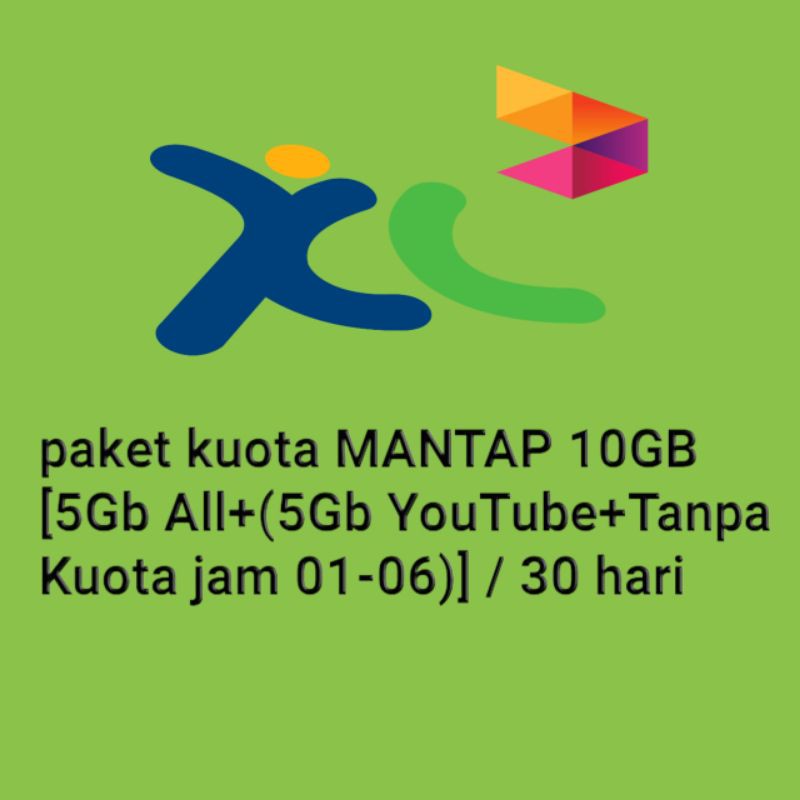 Inject Paket Kuota XL Combo X-tra (MANTAP) 10GB