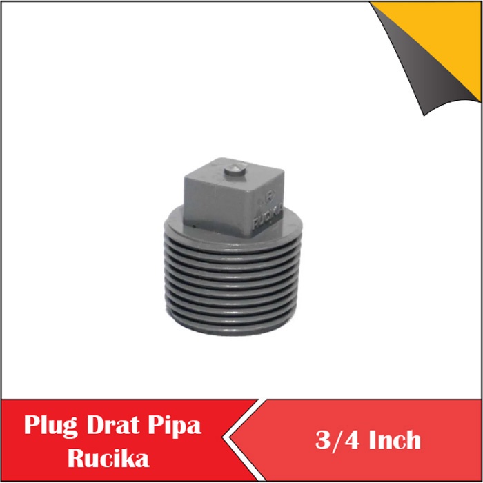 PLUG Drat Pipa PVC plug drat Tutup Pralon Paralon 3/4 Inch AG22