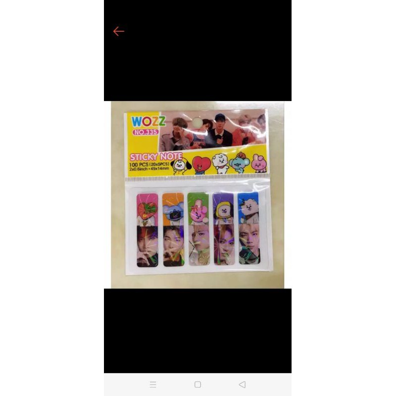 

pembatas buku BTS