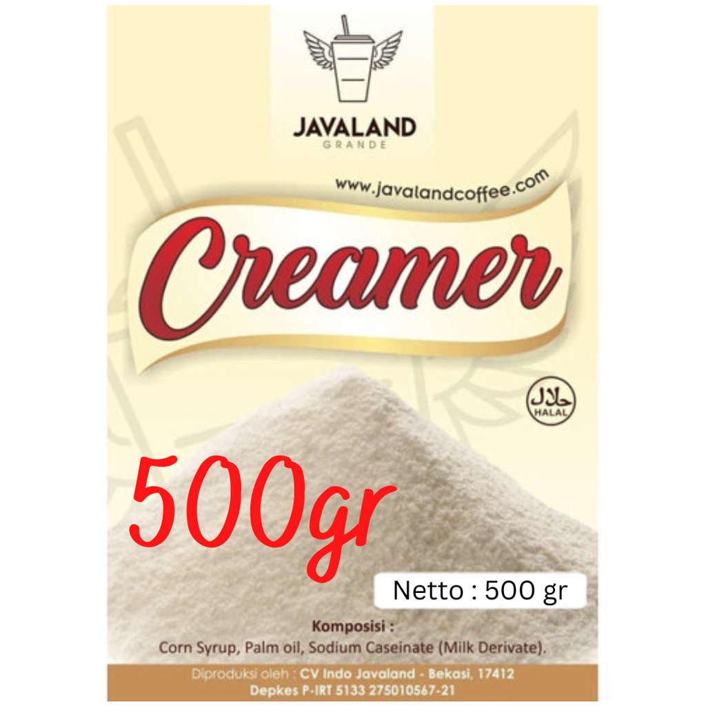 [500gr Creamer Reguler] Javaland Creamer Reguler 500gr