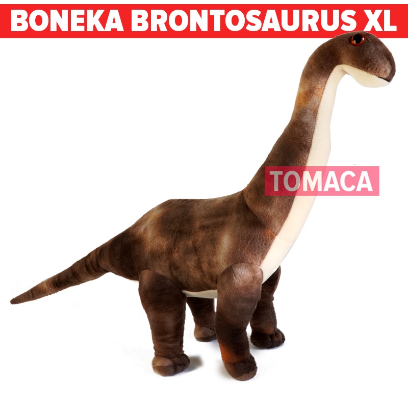 Seulgy Boneka Hewan Dinosaurus Dino Brontosaurus Branchiosaurus BrontoDoll Jumbo