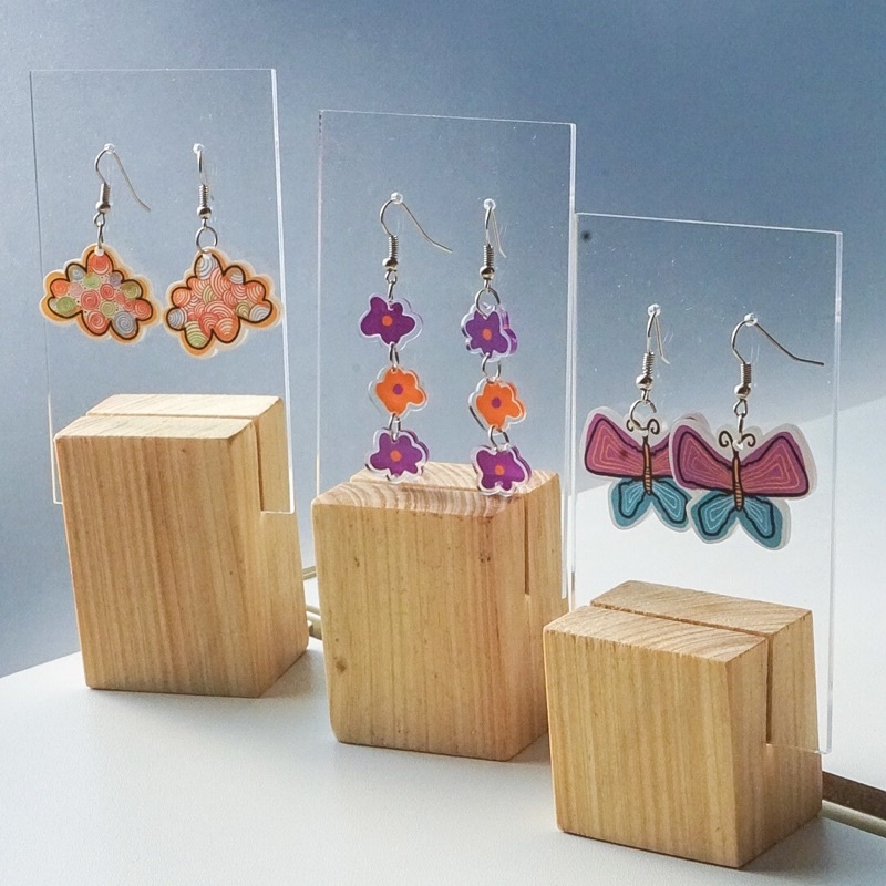 Acrylic Earring Holder set - Yeele