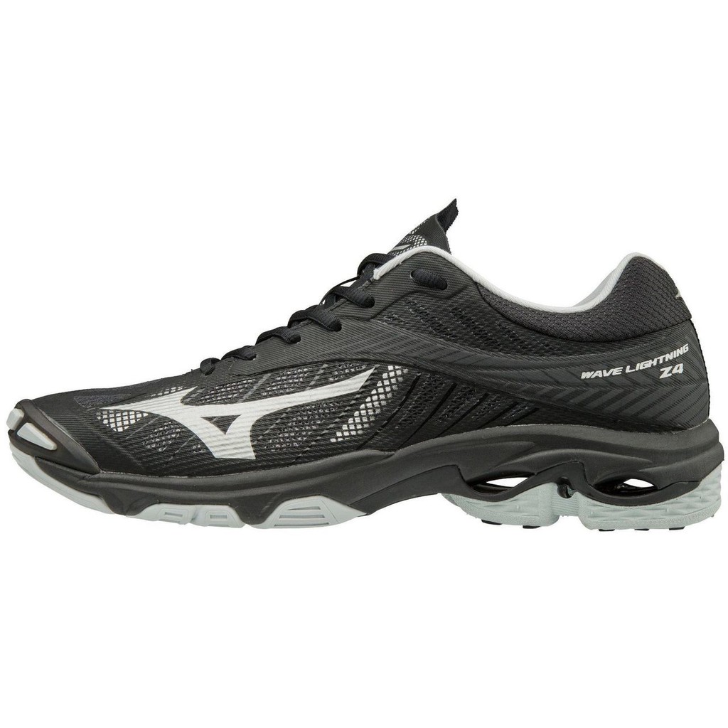 Mizuno Men's Wave Lightning Z4 Low - Black/Silver