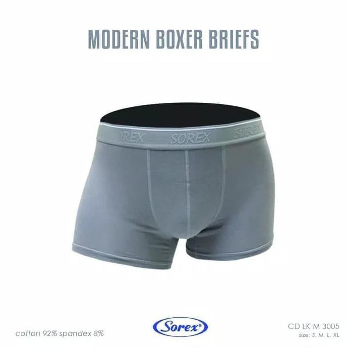 SALE cd celana  dalam  pria  boxer sorex m 3005 bahan katun  