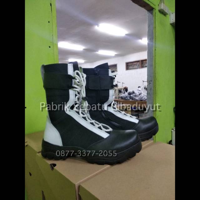  Sepatu  PDL Ninja Titans Provost Polri Asli  Kulit  Shopee 