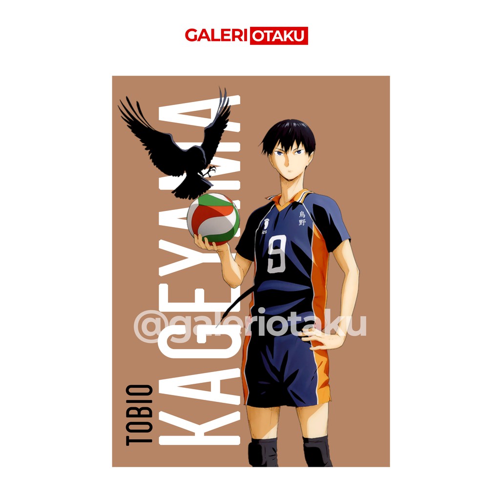 HAIKYUU TOTE BAG KANVAS ANIME KAGEYAMA TOBIO / HAIKYUU / TAS JINJING ANIME / TOTE BAG ANIME HAIKYUU