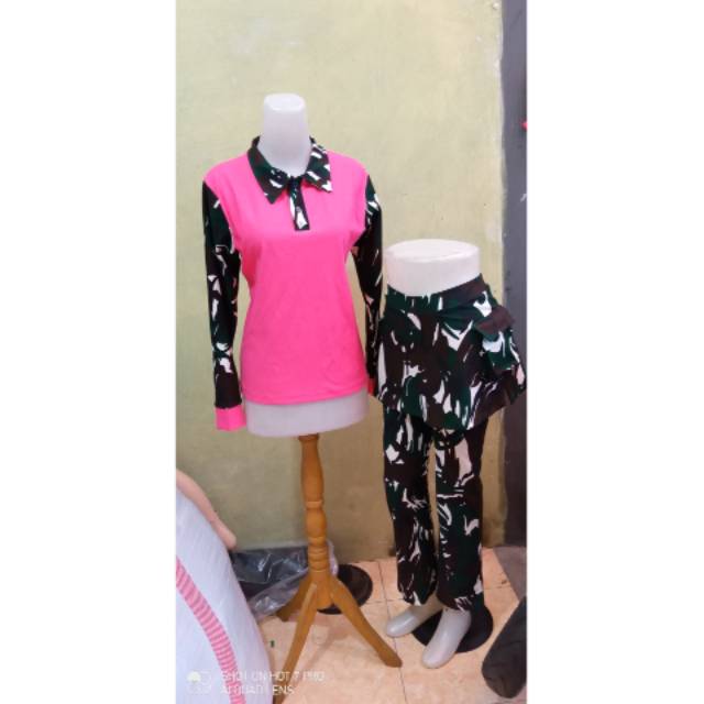 Senam Army pink