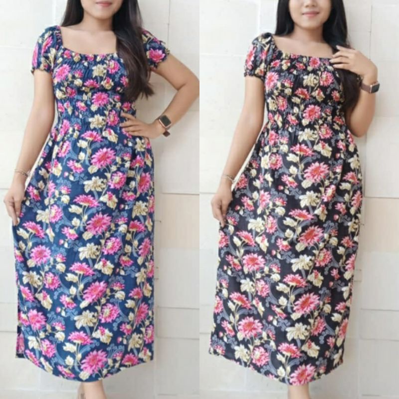 daster kerut panjang