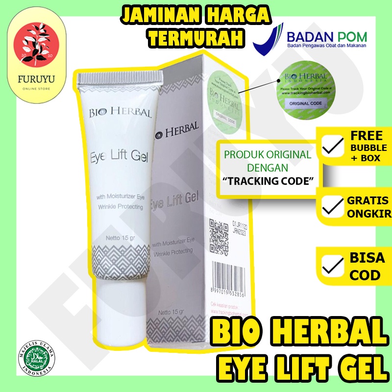 BIO HERBAL EYE LIFT GEL BPOM | PENGHILANG KANTONG MATA