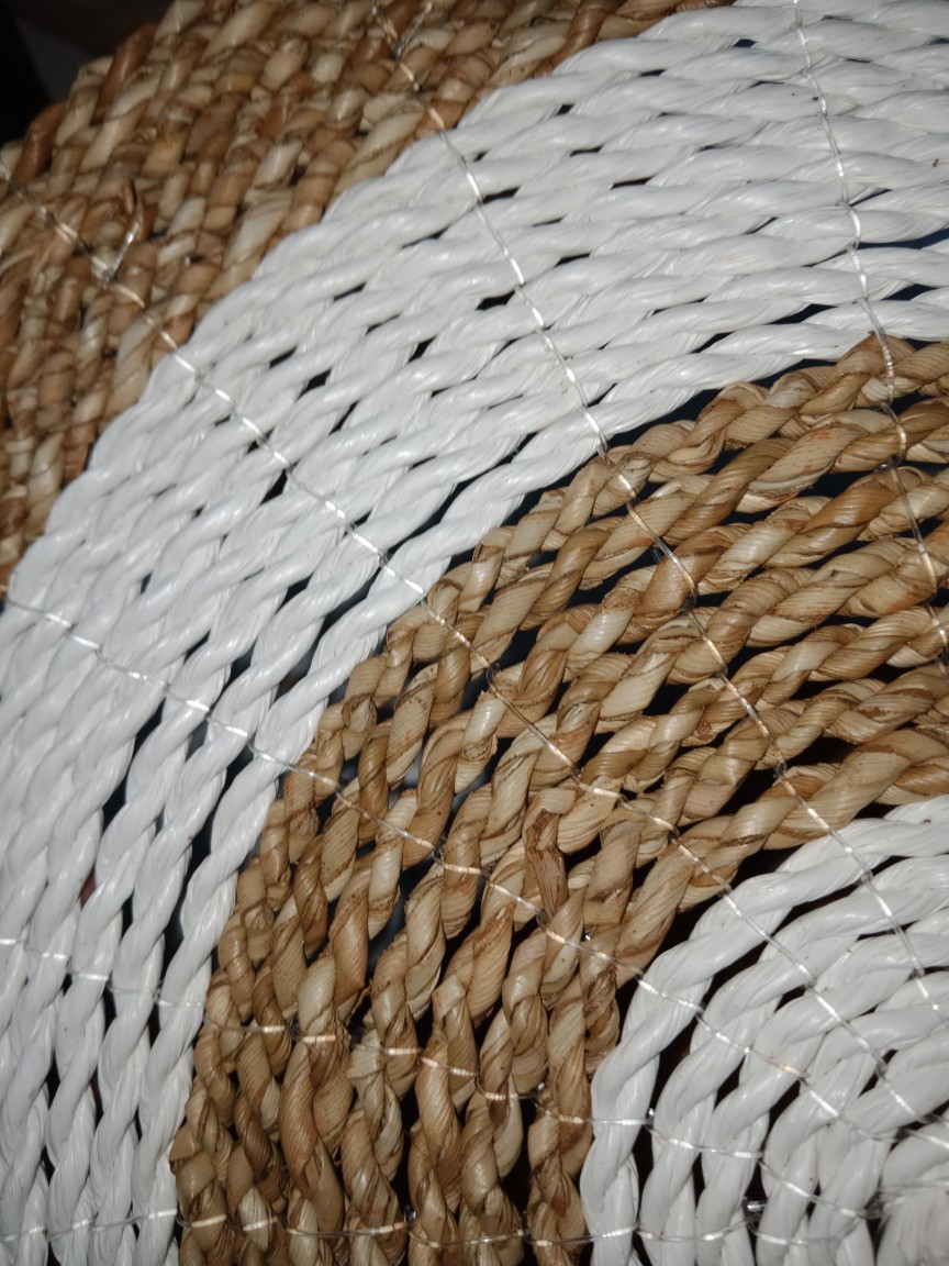 Placemate Anyam Seagrass Kode E / Walldecor Anyaman / Alas Piring