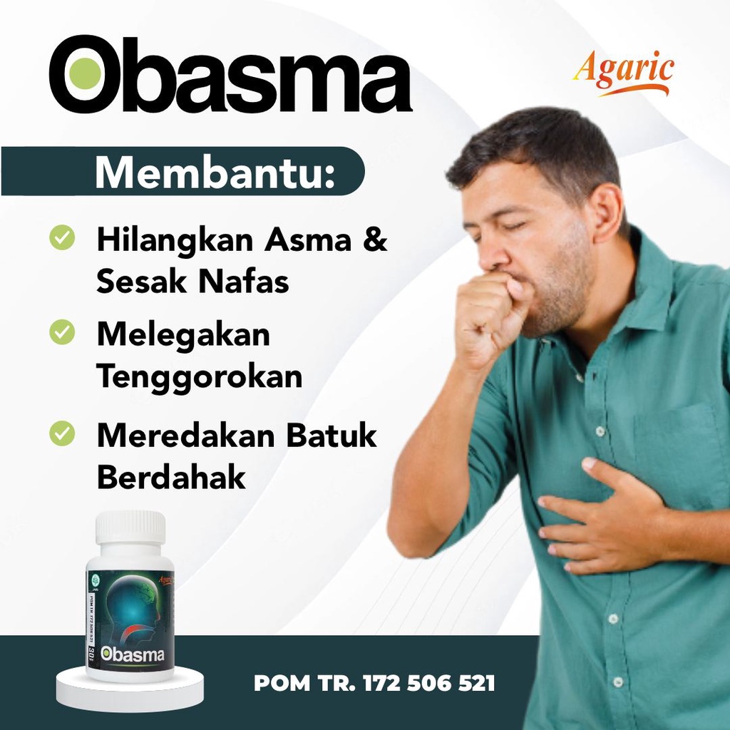 Kaplet Obasma Original Obat Batuk Sesak Napas Asma Sinusitis Bronkitis Dan Melegakan Pernapasan