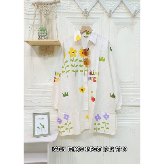 tunik katun toyobo