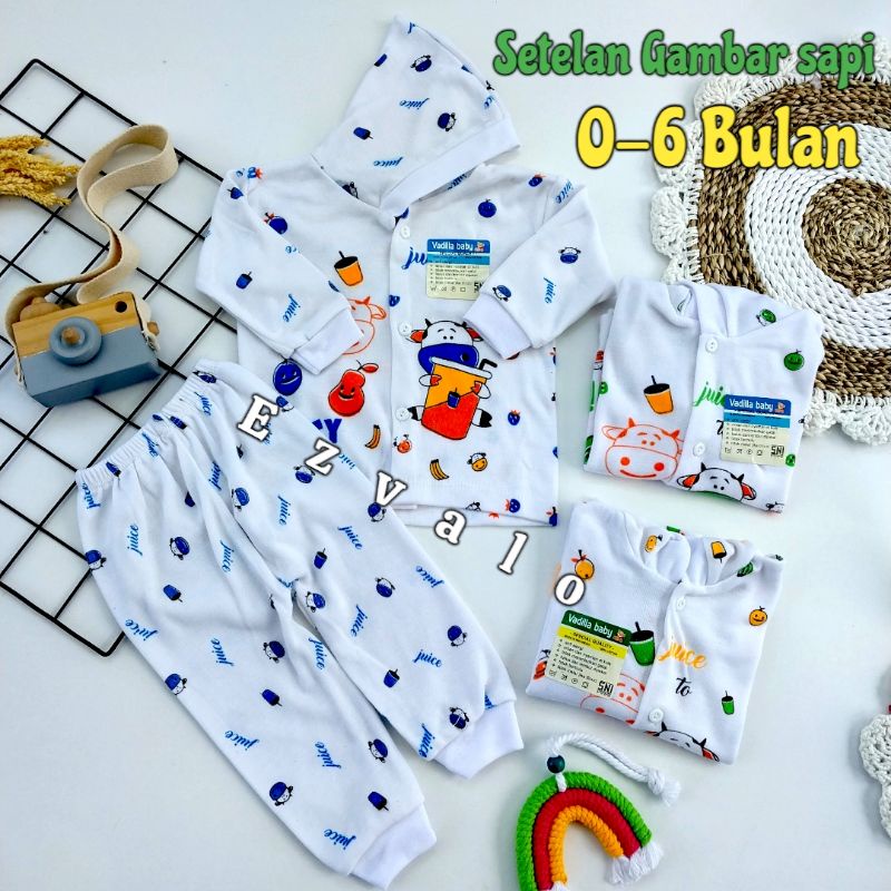 BAJU BAYI NEWBORN / SETELAN BAJU BAYI TANGAN PANJANG