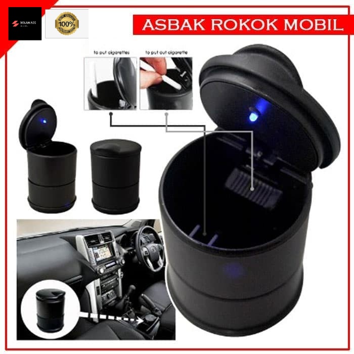 asbak rokok tempat uang receh di mobil AVANZA RUSH JAZZ FORTUNER universal LED