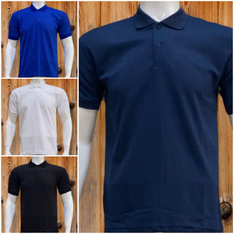 Kaos Kerah KRA pria polos basic