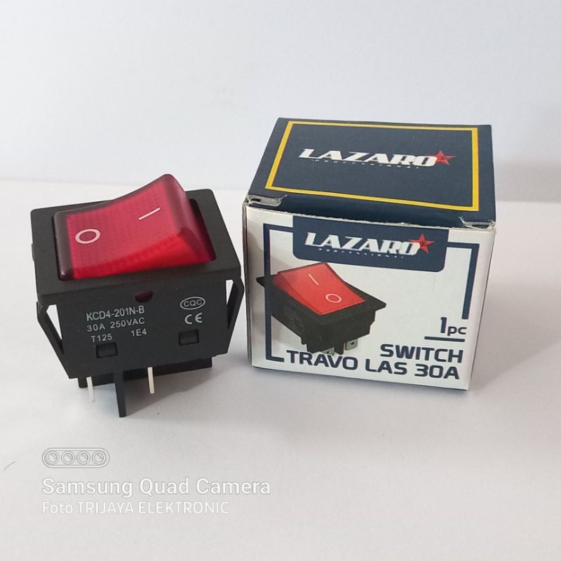 SAKLAR POWER TRAVO LAS / SWITCH MESIN LAS 30A 4 PIN
