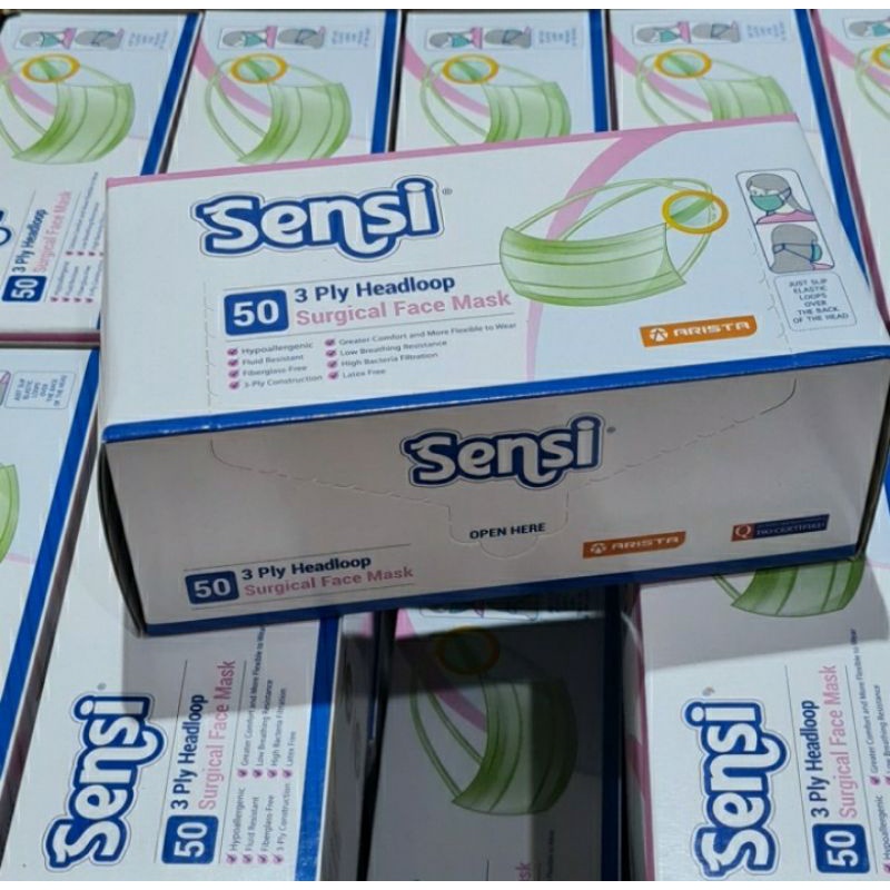 MASKER SENSI HIJAB ISI 50 PCS