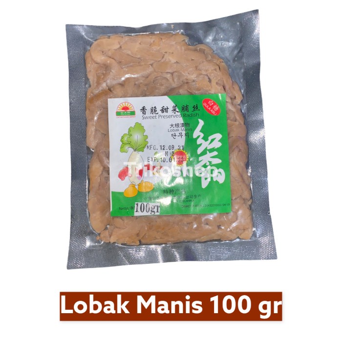 

Lobak Manis Caipo cap Matahari Merah 250 gr