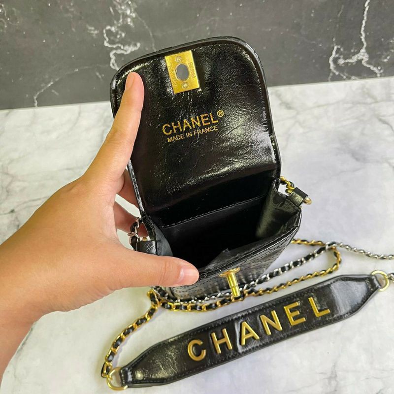 ready chanel sling chain bag free box