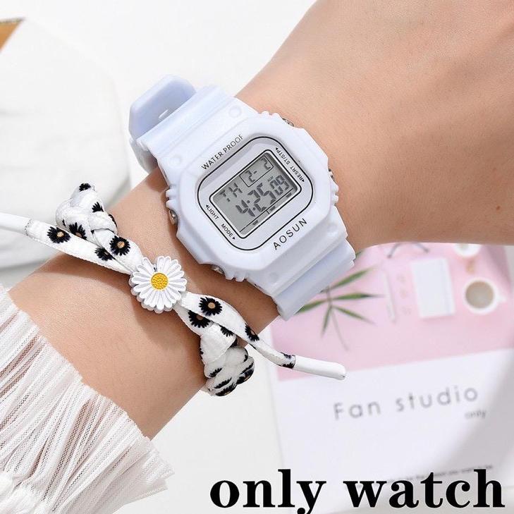 (BOOMING) JAM TANGAN KEKINIAN KOREA AOSUN 12888 ANTI AIR