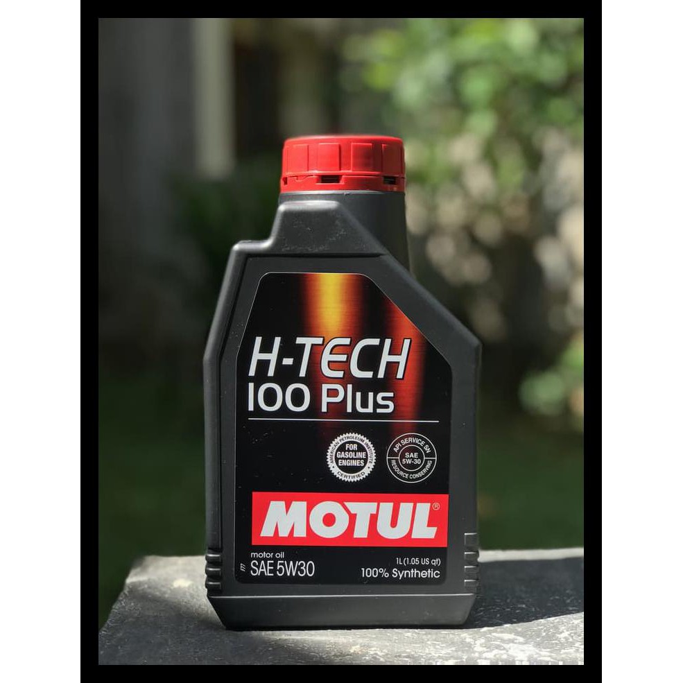 oli motul h-tech 100 plus sae 5w30 galon 1 liter BOOM SALE