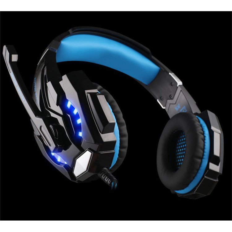 Grab Medan Gaming Headset Twisted with LED Light Kotion Each G9000 Black/Blue