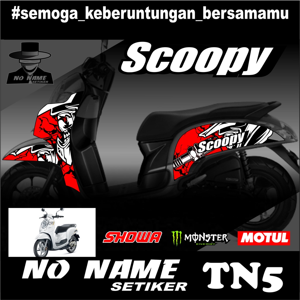 Striping Scoopy Scupy(tn5) Injeksi 2017 sampai 2020