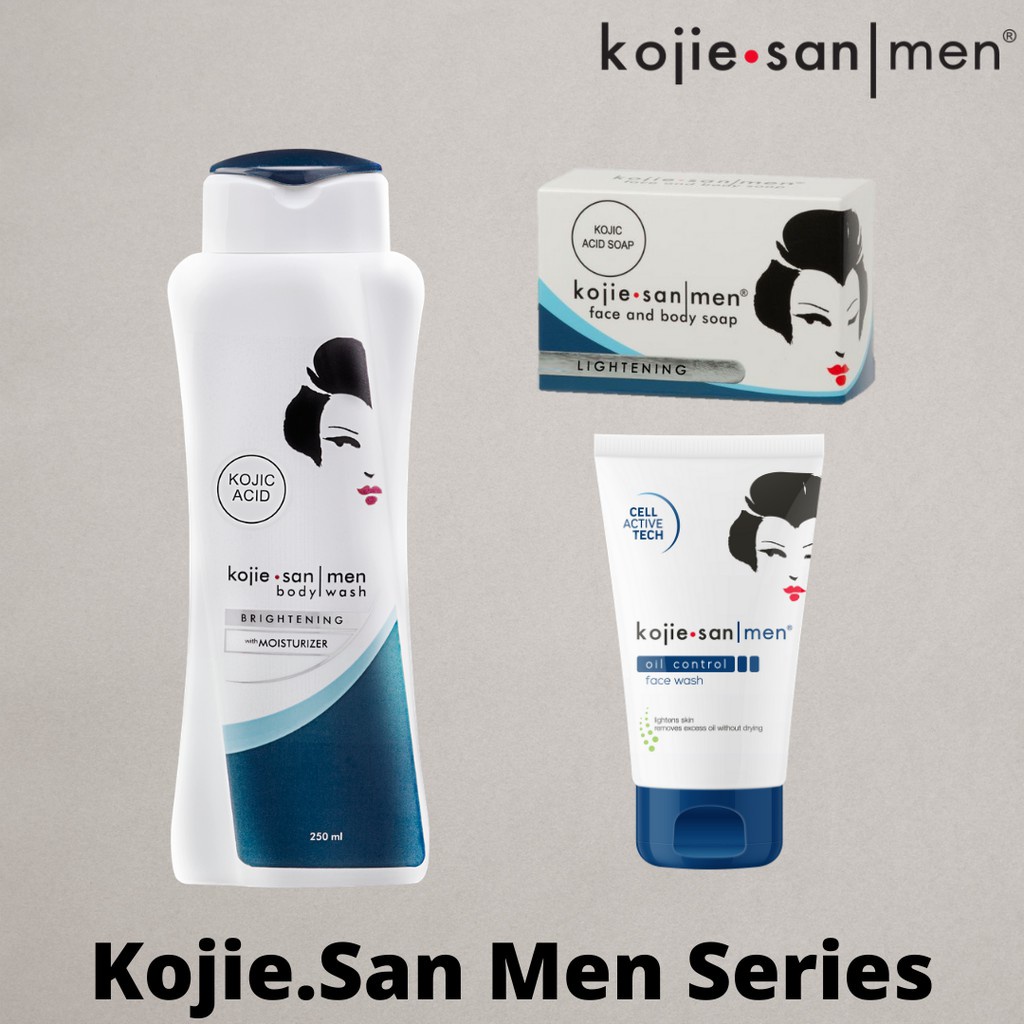 KOJIE SAN MEN Face Wash Oil Control 125gr | Lightening Soap 135gr